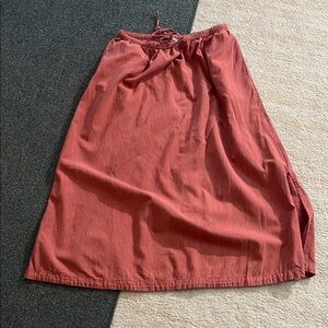 Universal Thread Terracotta A-Line Skirt